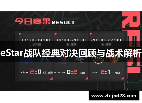 eStar战队经典对决回顾与战术解析