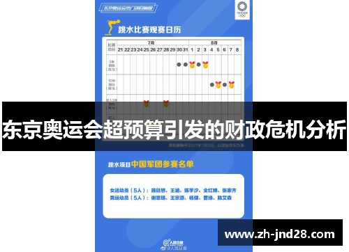东京奥运会超预算引发的财政危机分析