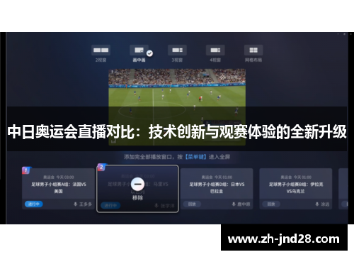中日奥运会直播对比：技术创新与观赛体验的全新升级